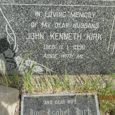 KIRK John Kenneth -1958 &amp; Ivy Isobel -1968