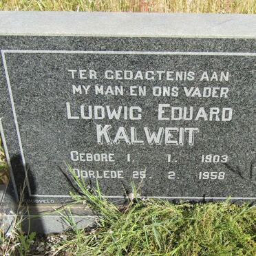 KALWEIT Ludwig Eduard 1903-1958