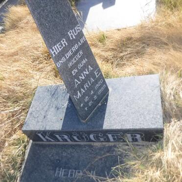 KRÜGER Anna Maria E. 1920-1999