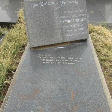 KRUGER Martha Christina STEENKAMP 1910-1971