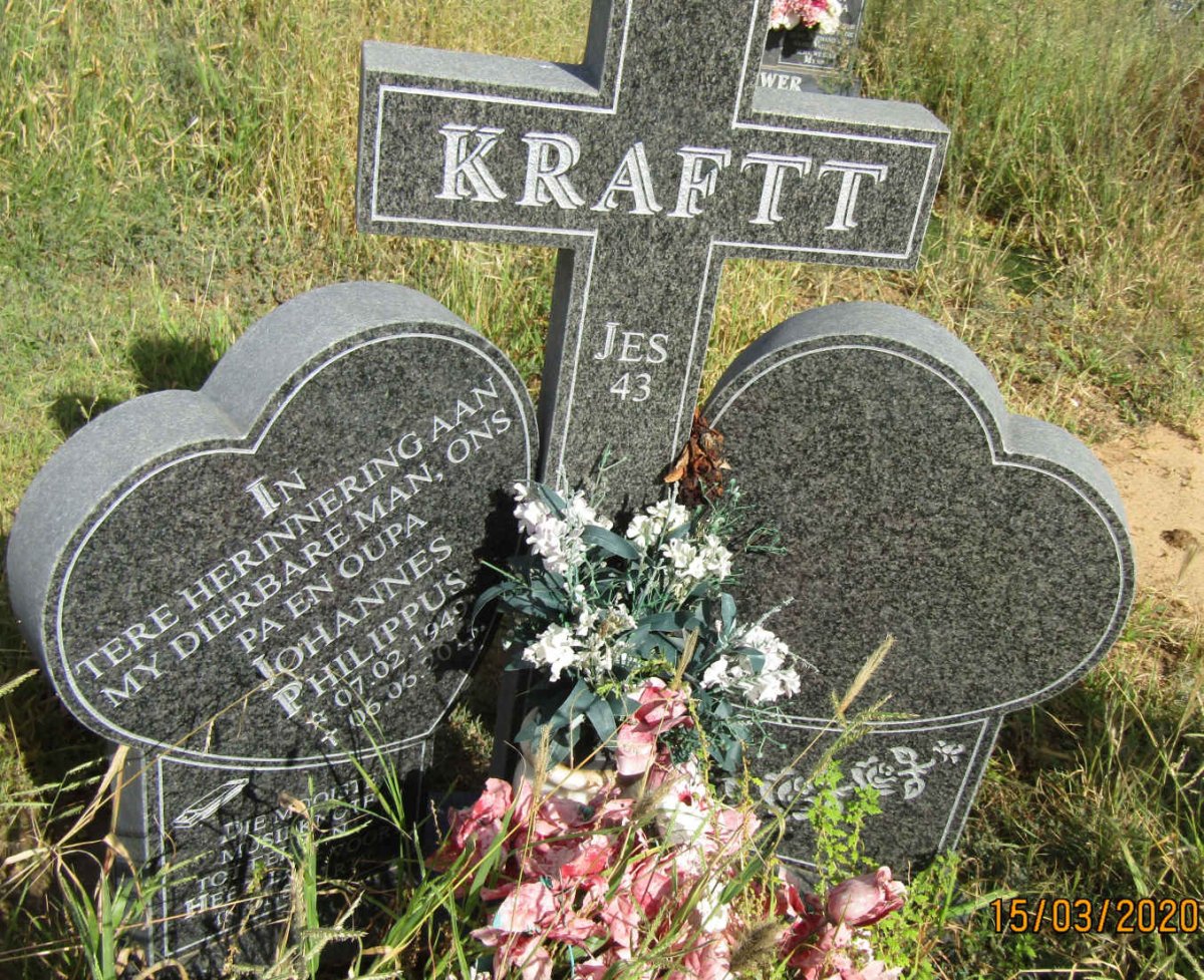 KRAFTT Johannes Philippus 1949-2015