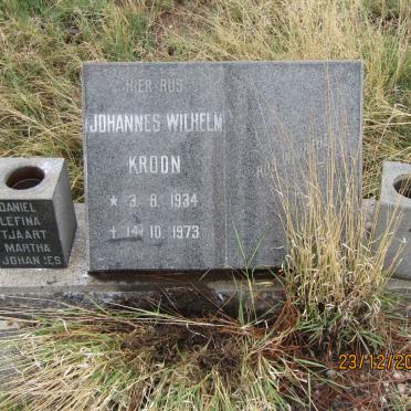 KROON Johannes Wilhelm 1934-1973