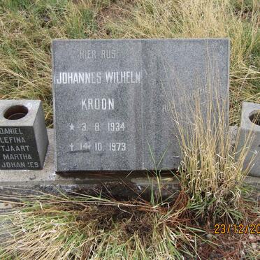 KROON Johannes Wilhelm 1934-1973