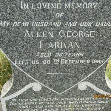 LARKAN Allen George -1960