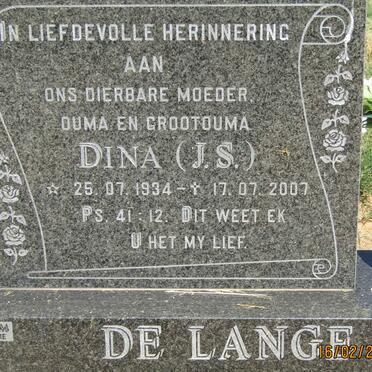LANGE J.S., de 1934-2007