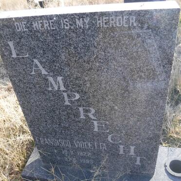 LAMPRECHT Fransisco Violetta 1922-1995