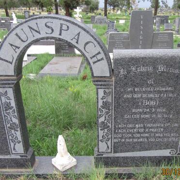 LAUNSPACH Bob 1926-1976