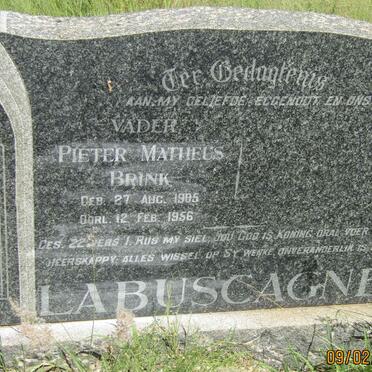 LABUSCAGNE Pieter Matheus Brink 1905-1956