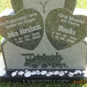 LABUSCHAGNE John Abraham 1928-2005 &amp; Monika 1930-2006