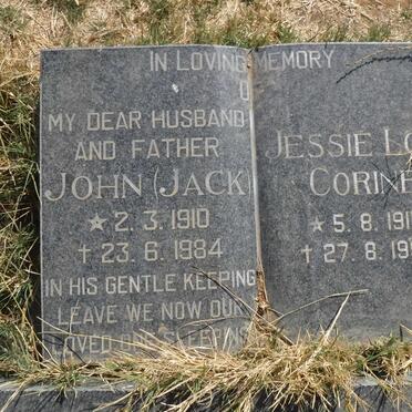 LEADER John 1910-1984 &amp; Jessie Lois Corine 1915-1995