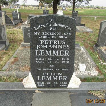 LEMMER Petrus Johannes 1916-1972 &amp; Ellen 1922-1996