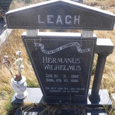 LEACH Hermanus Wilhelmus 1952-1986