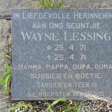 LESSING Wayne 1971-1971