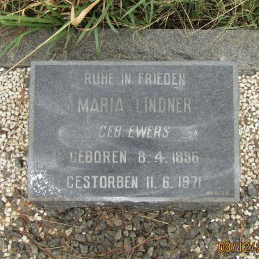 LINDNER Maria nee EWERS 1896-1971