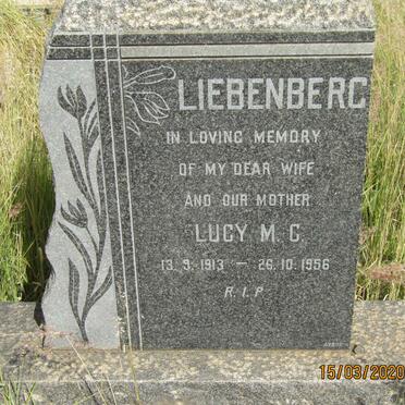 LIEBENBERG Lucy M.C.1913-1956