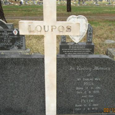 LOUPOS Rita 1941-1972 :: LOUPOS Peter 1964-1972
