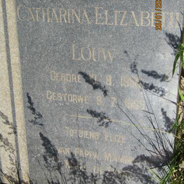 LOUW Catharina Elizabeth 1956-1965