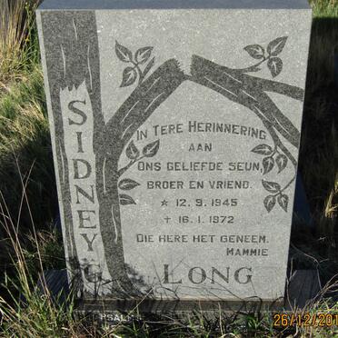 LONG Sidney G. 1945-1972