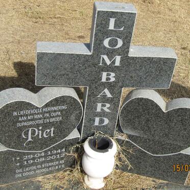 LOMBARD Piet 1944-2012