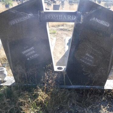 LOMBARD Andries 1911-1979 &amp; Francina 1916-