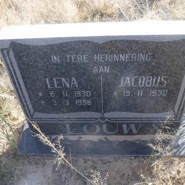 LOUW Jacobus 1930- &amp; Lena 1930-1996