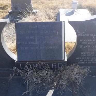 LOMBARD Frans Gysbert 1921-1980