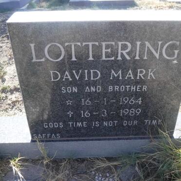 LOTTERING David Mark 1964-1989