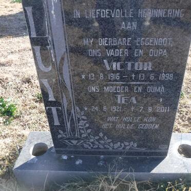 LUYT Victor 1916-1998 &amp; Tea 1921-2011