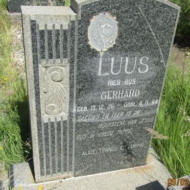 LUUS Gerhard 1936-1964