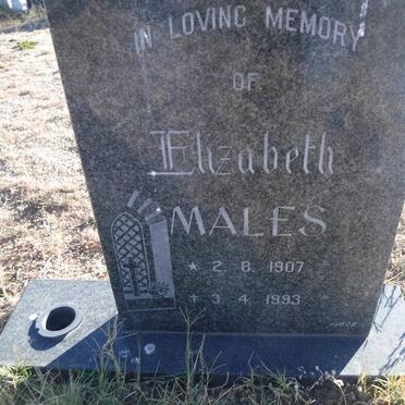 MALES Elizabeth 1907-1993