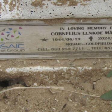 MATEE Cornelius Lenkoe 1944-2024