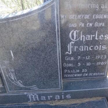 MARAIS Charles Francois 1923-1989