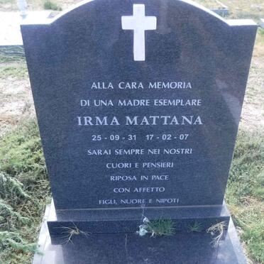 MATTANA Irma 1931-2007