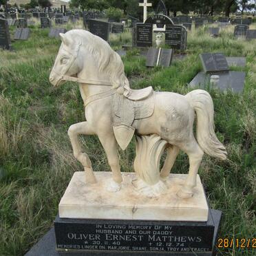 MATTHEWS Oliver Ernest 1940-1974