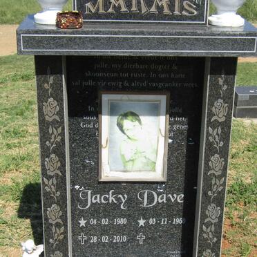 MARAIS Dave 1960- &amp; Jacky 1980-2010