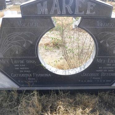 MAREE Jacobus Ritchie 1945-1990 &amp; Catharina Francina 1950-
