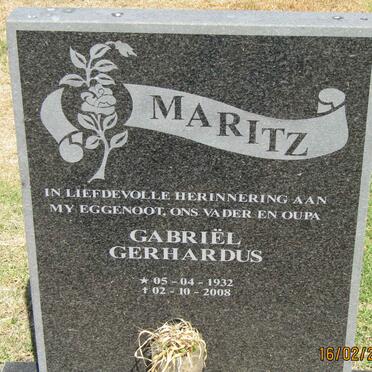 MARITZ Gabriel Gerhardus 1932-2008