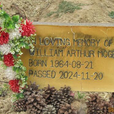 MCGEER William Arthur 1964-2024