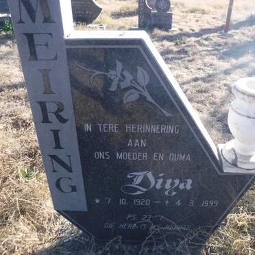 MEIRING Diya 1920-1999