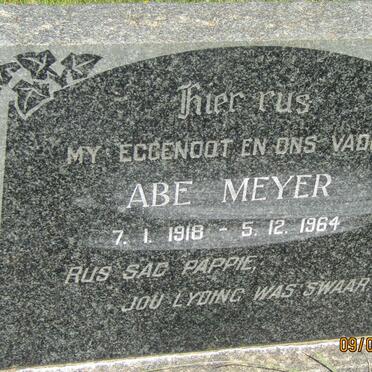 MEYER Abe 1918-1964