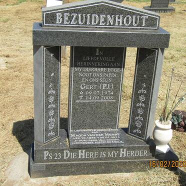 MERWE Magda, van der 1956-2014 :: BEZUIDENHOUT P.J. 1974-2008