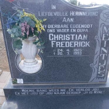 MEINTJES Christian Frederick 1925-1993