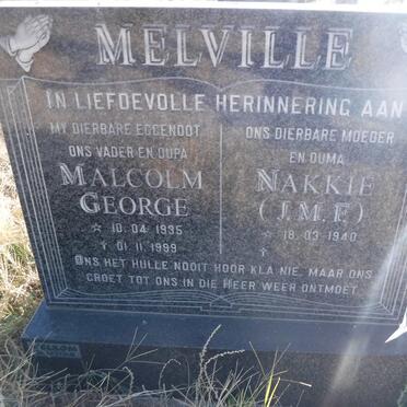 MELVILLE Malcolm George 1935-1999 &amp; J.M.F. 1940-