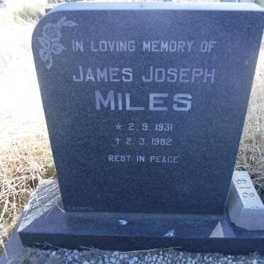 MILES James Joseph 1931-1982