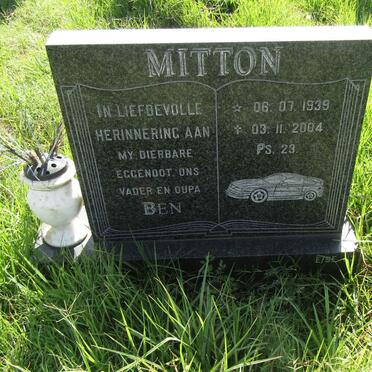 MITTON Ben 1939-2004