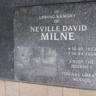 MILNE Neville David 1952-2009