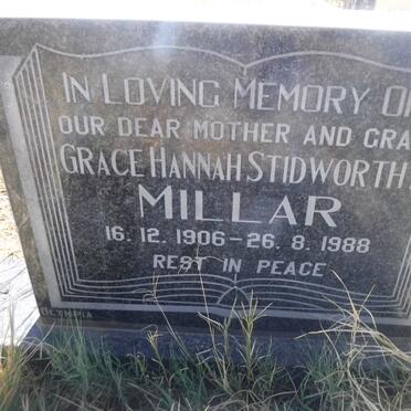MILLAR Grace Hannah Stidworthy 1906-1988