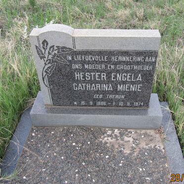 MIENIE Hester Engela Catharina nee THERON 1886-1974