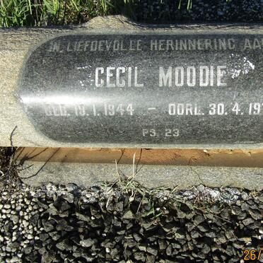MOODIE Cecil 1944-1970