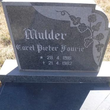 MULDER Carel Pieter Fourie 1916-1982